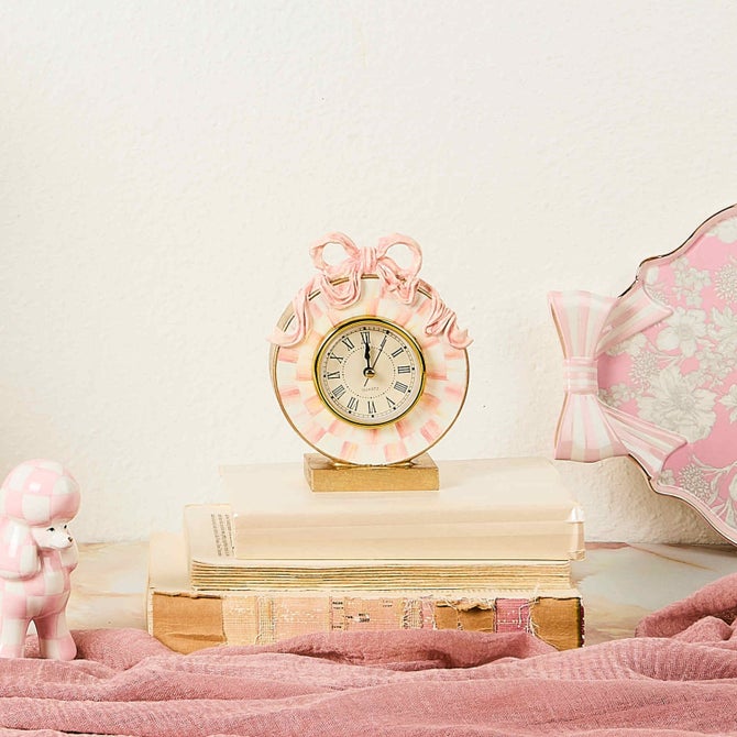 It's All About the Bow Desk Clock image number 1