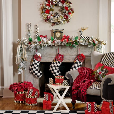 Courtly Check Mantel Clock