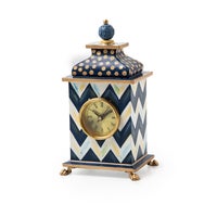 Sterling Check Desk Clock