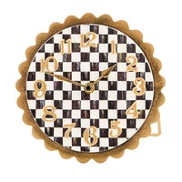 Courtly Check Scalloped Desk Clock