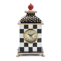 Courtly Check Desk Clock
