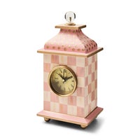 Rosy Check Desk Clock