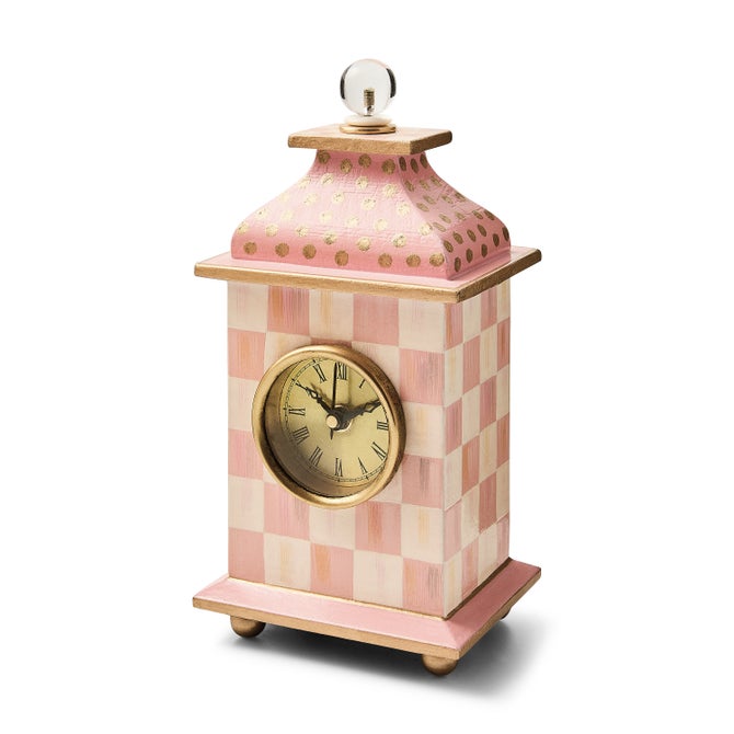 Rosy Check Desk Clock image number 1