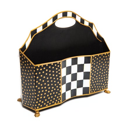 Courtly Check Magazine Holder