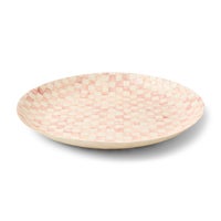 Rosy Check Capiz Decorative Bowl