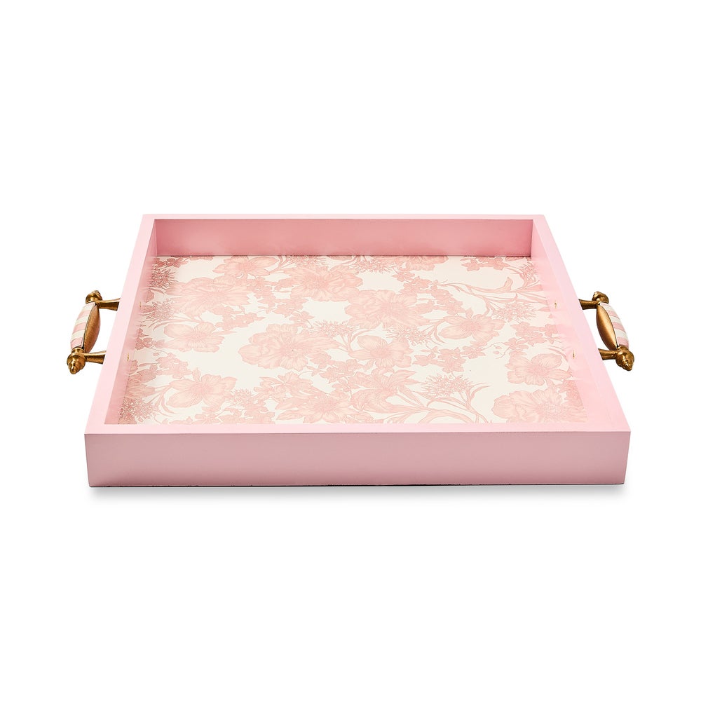 Rosy English Garden Serving Tray mackenzie-childs Panama imagen 1