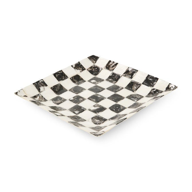 Courtly Check Capiz Catchall Tray image number 2