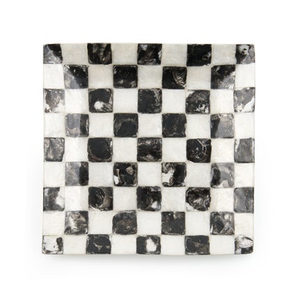 Courtly Check Capiz Catchall Tray
