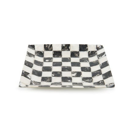 Courtly Check Capiz Catchall Tray