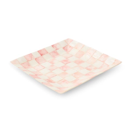 Rosy Check Capiz Catchall Tray