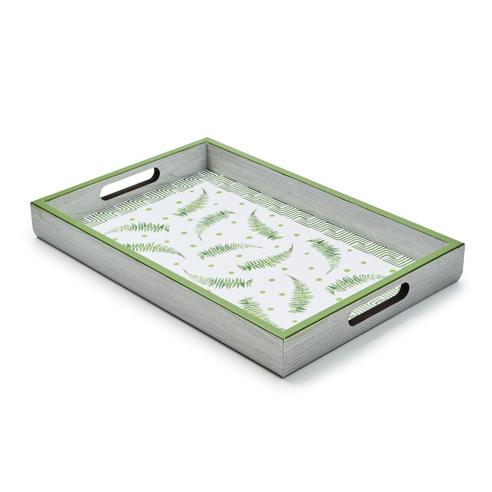 Queen Bee Tray - Fern Forest mackenzie-childs Panama imagen 1