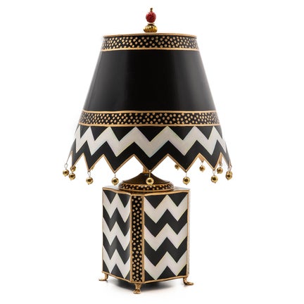 Courtly Zig Zag Table Lamp
