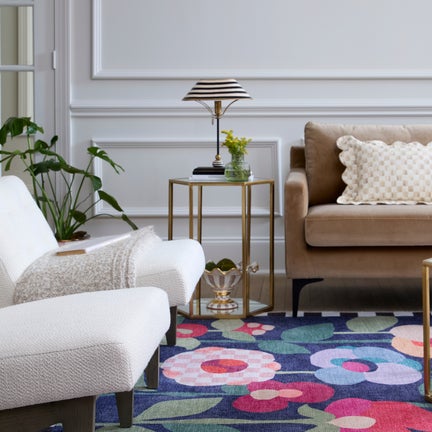 Black and White Library Lamp