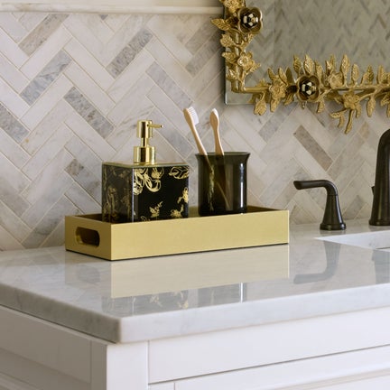 Twilight Toile Vanity Tray