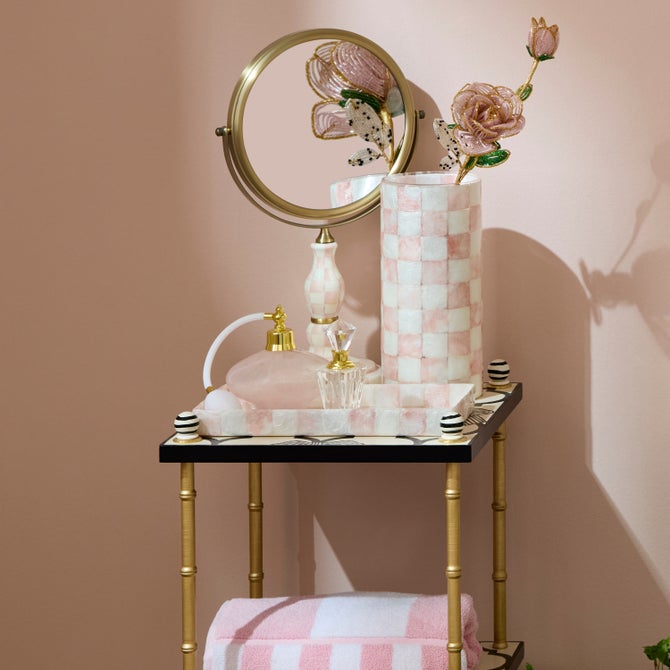 Rosy Check Capiz Bath Collection image number 12