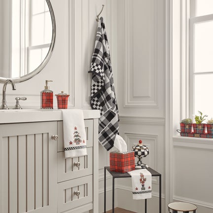 Tartan Red Boutique Tissue Box Cover