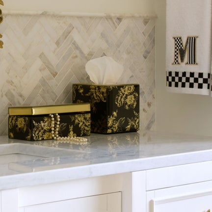 Twilight Toile Boutique Tissue Box Cover