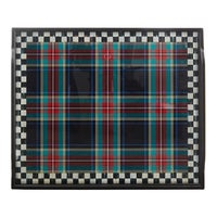 Tartan Black Butler's Tray