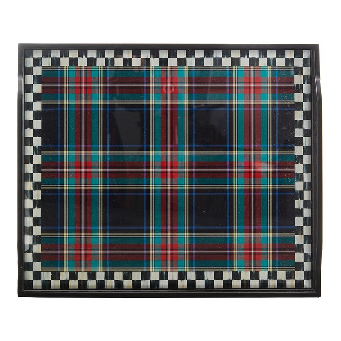 Tartan Black Butler's Tray image number 1