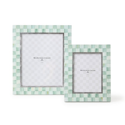 Sterling Check Lacquer 5" x 7" Frame