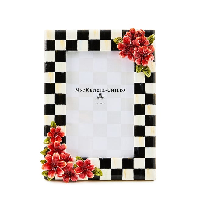 Courtly Check Floral 4" x 6" Frame image number 0
