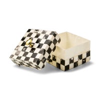 Courtly Check Capiz Scalloped Box