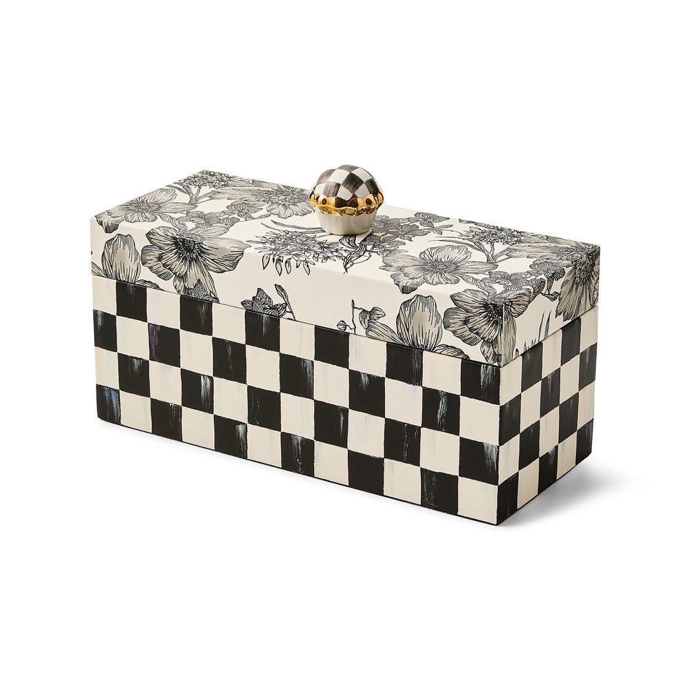 Rosy English Garden Box - Courtly English Garden mackenzie-childs Panama imagen 1