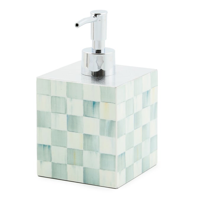 Sterling Check Lacquer Soap Pump image number 0