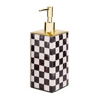 Courtly Check Glass Soap Pump