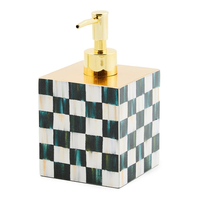 Courtly Check Lacquer Soap Pump image number 0