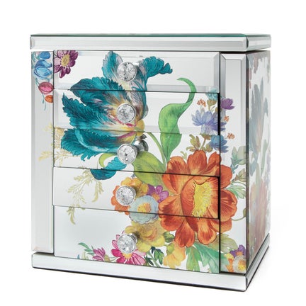 Flower Market Reflections Jewelry Armoire