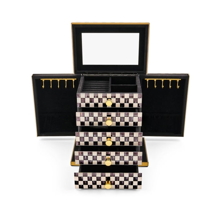 Courtly Check Jewelry Armoire image number 1