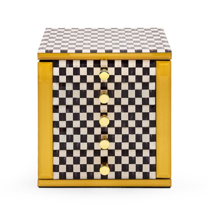 Courtly Check Jewelry Armoire image number 0