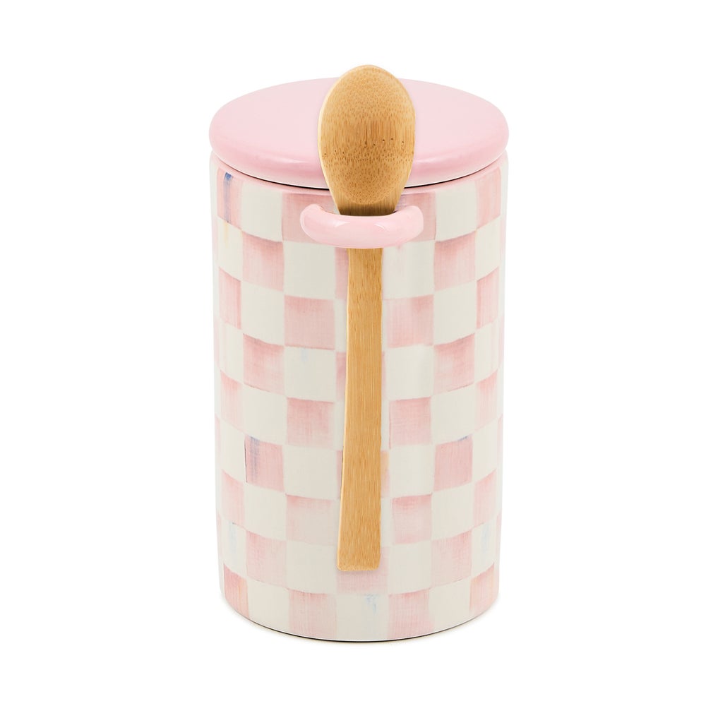 Rosy Check Farmhouse Canister mackenzie-childs Panama imagen 1