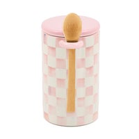 Rosy Check Farmhouse Canister