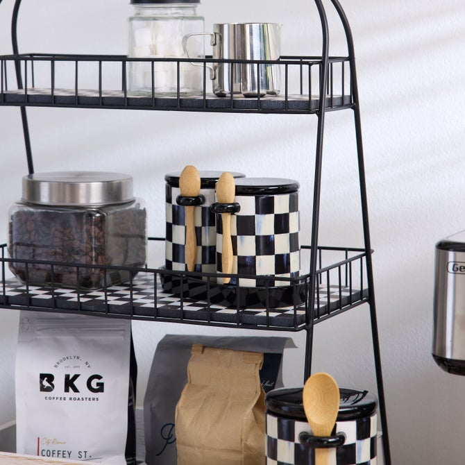 Courtly Check Farmhouse Canisters, Set of 2 image number 1