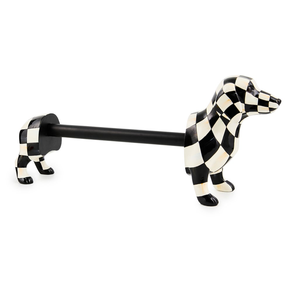 Dachshund Paper Towel Holder mackenzie-childs Panama imagen 1