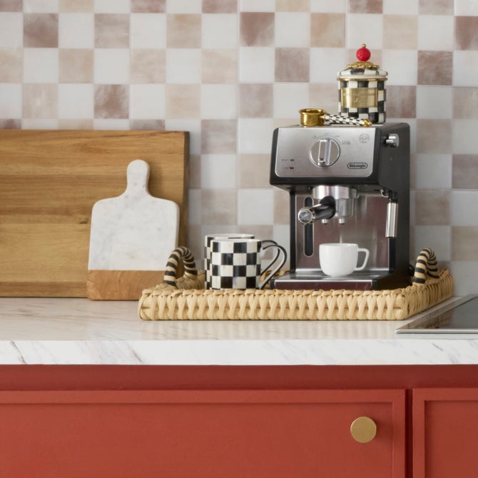 Courtly Check Porcelain Mug image number 2