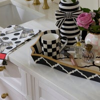 Courtly Check Porcelain Mug