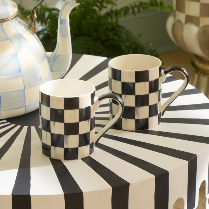 Courtly Check Porcelain Mug image number 7