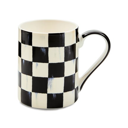 Courtly Check Stoneware Mug