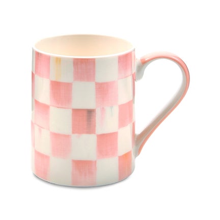 Rosy Check Stoneware Mug