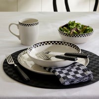 Courtly Check Everyday Dinner Plates, Set of 4