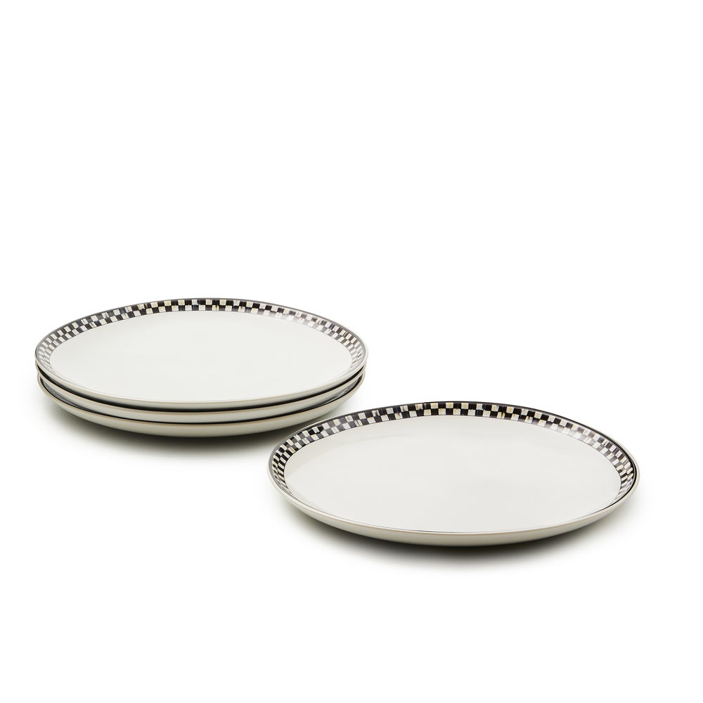 Courtly Check Everyday Dinner Plates, Set of 4 mackenzie-childs Panama imagen 1 Courtly Check Everyday Dinner Plates, Set of 4 mackenzie-childs Panama imagen 1
