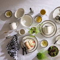 Courtly Check Everyday Bowls, Set of 4