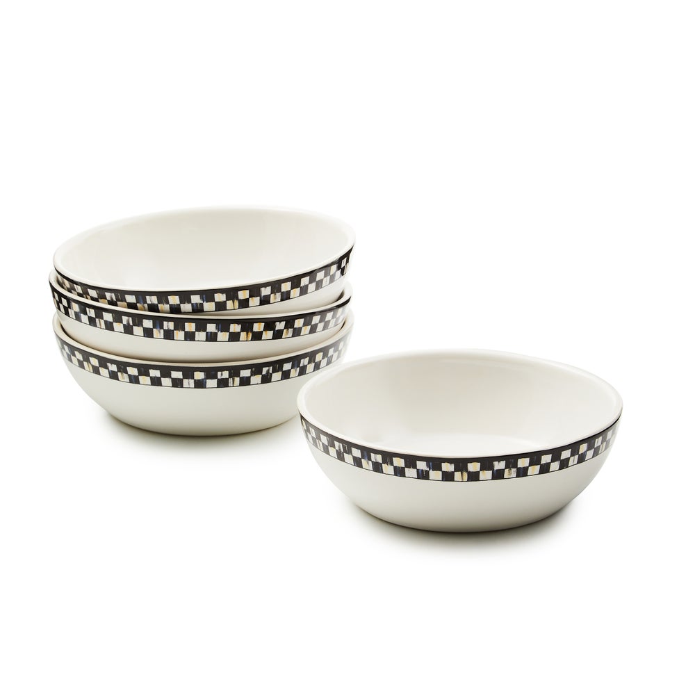 Courtly Check Everyday Bowls, Set of 4 mackenzie-childs Panama imagen 1