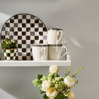 Courtly Check Everyday Mugs, Set of 4