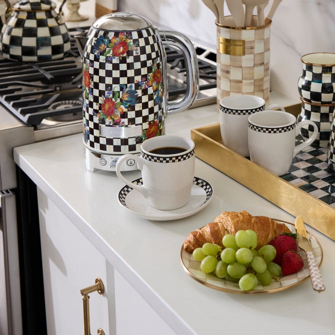 Courtly Check Everyday Mugs, Set of 4 image number 7