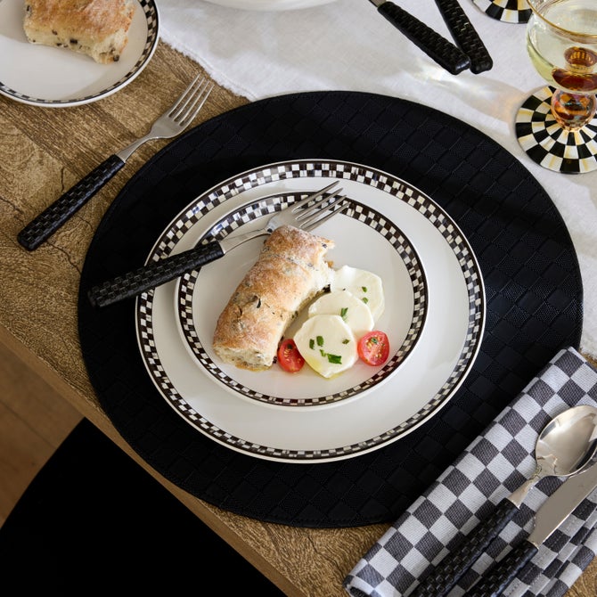 Courtly Check Everyday Small Plates, Set of 4 image number 2