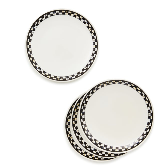 Courtly Check Everyday Small Plates, Set of 4 image number 1